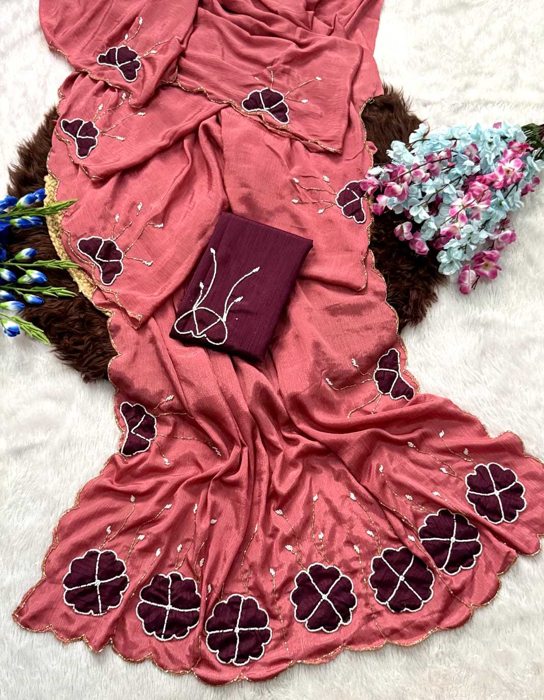 Chinon Designer Saree