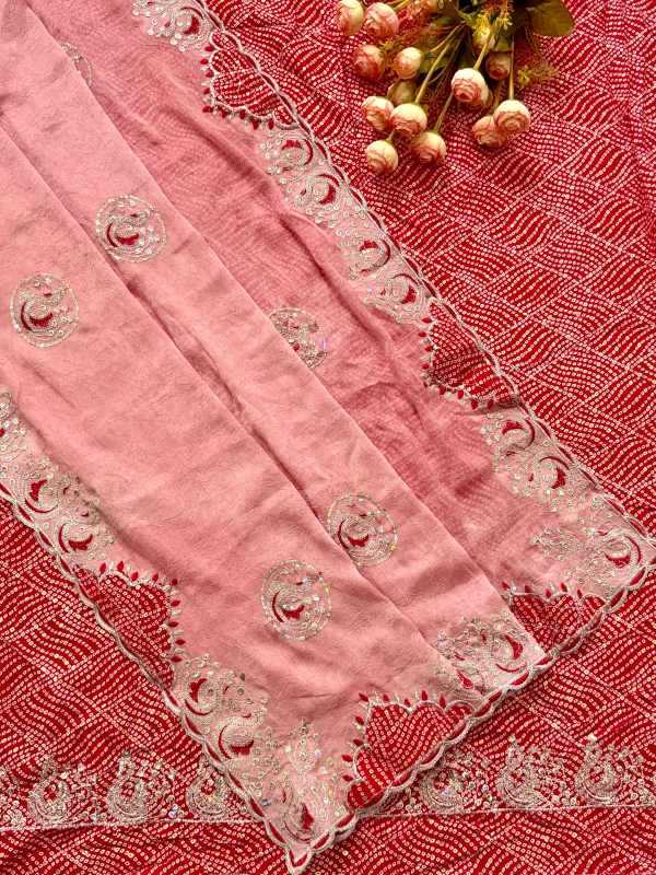 Crunchi Sequence Saree