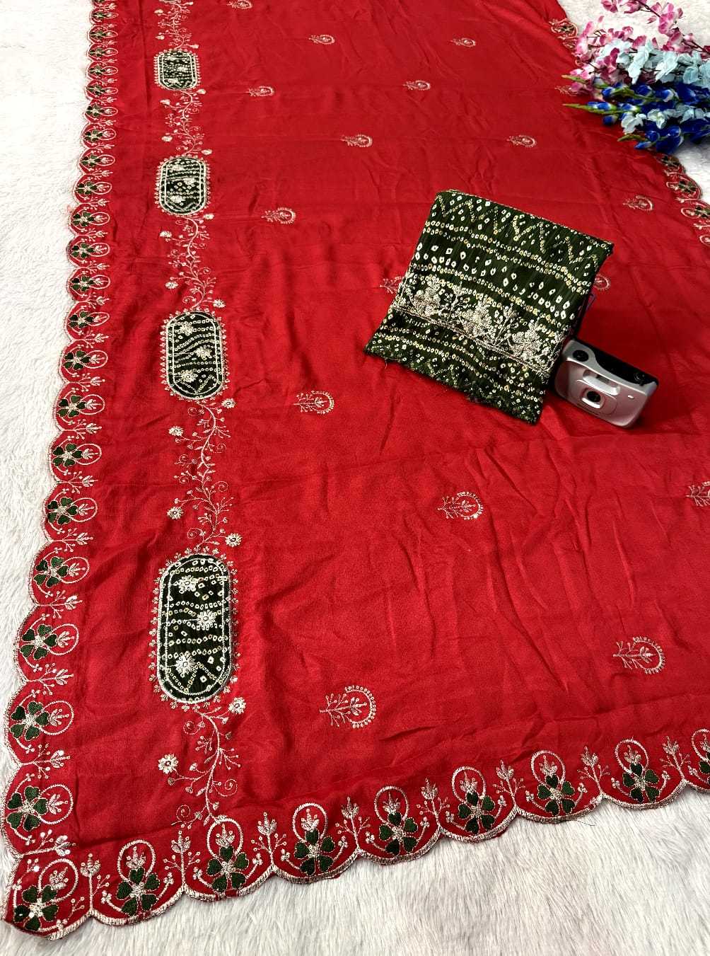 Chinon Sequence Saree