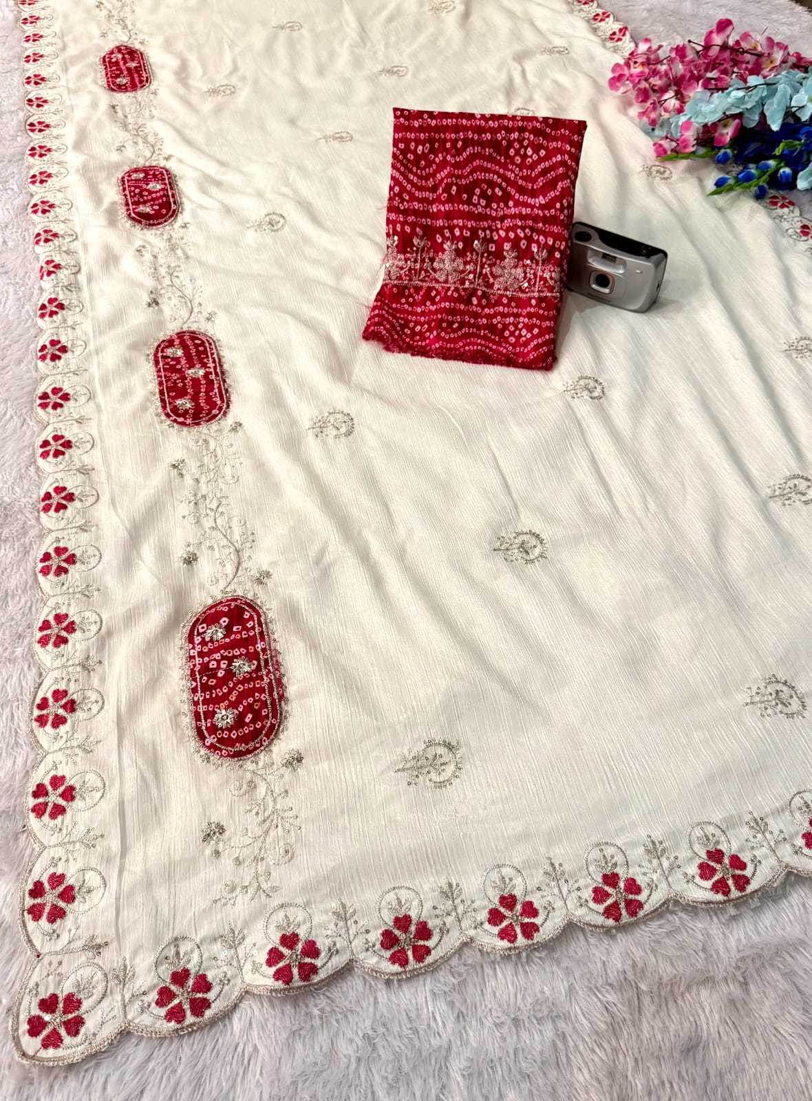Chinon Sequence Saree