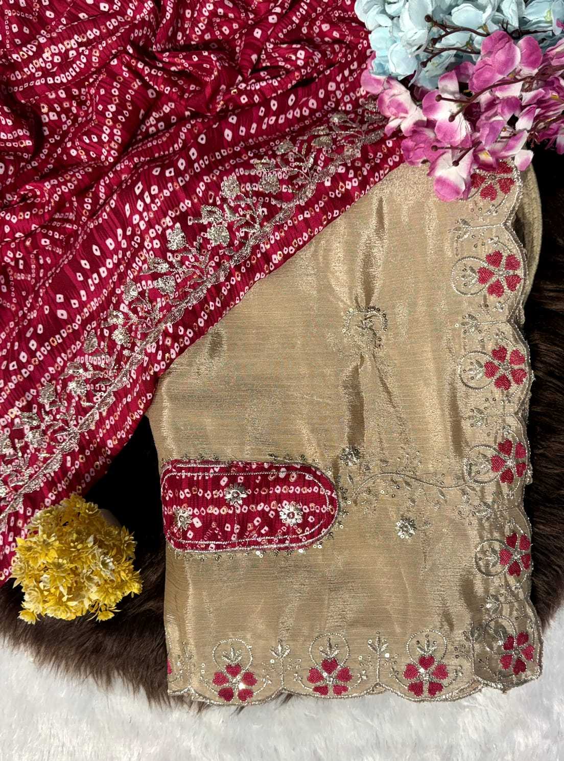 Chinon Sequence Saree