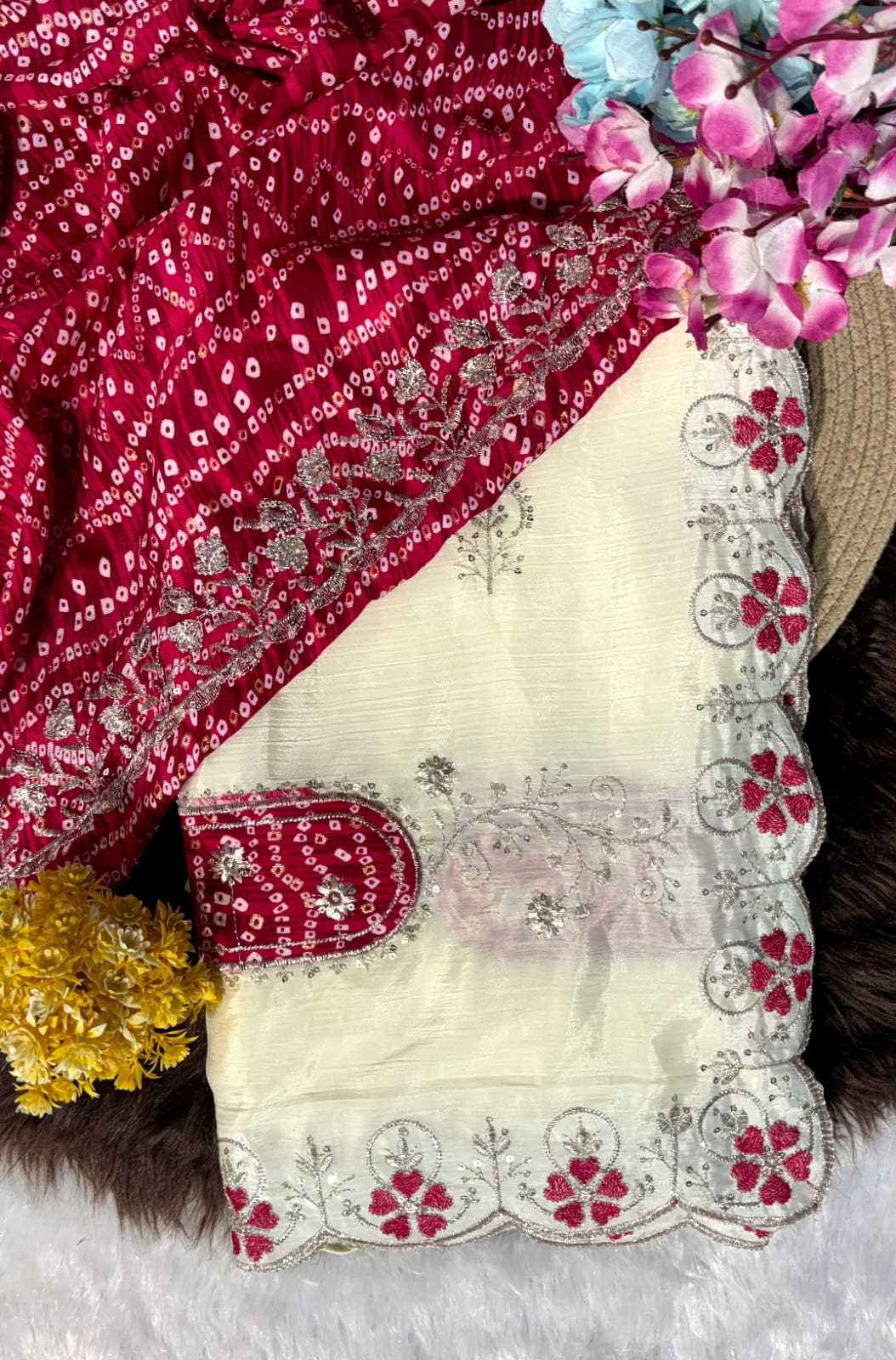 Chinon Sequence Saree