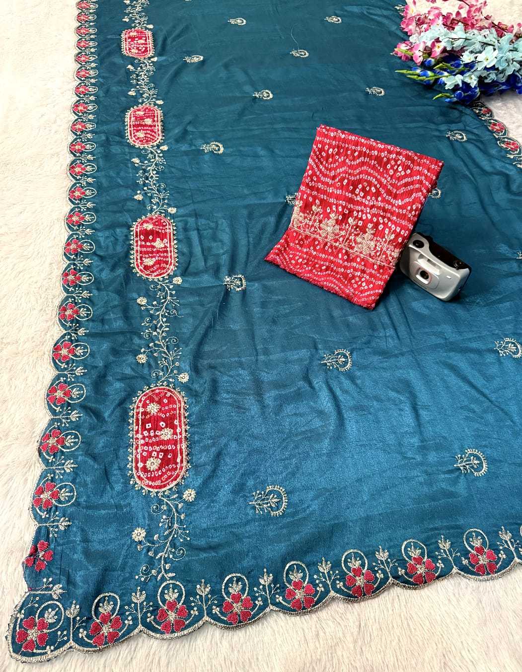 Chinon Sequence Saree