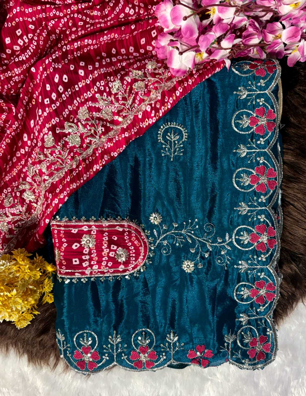 Chinon Sequence Saree