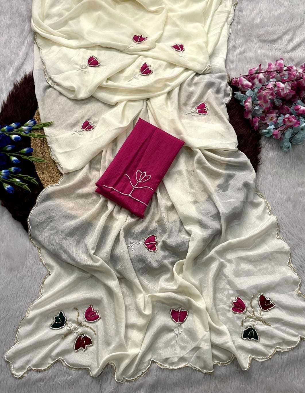 Chinon Designer Saree