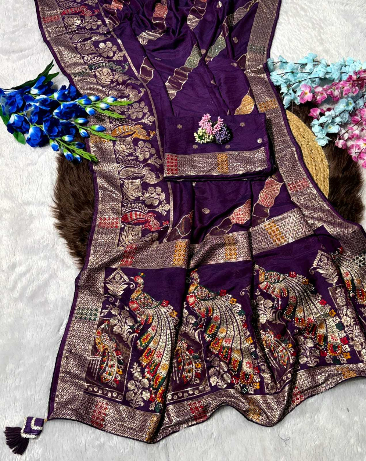 Dola Silk Banarasi Saree