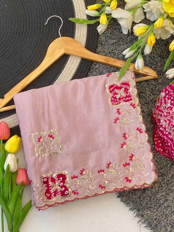 Chiffon Sequence Saree