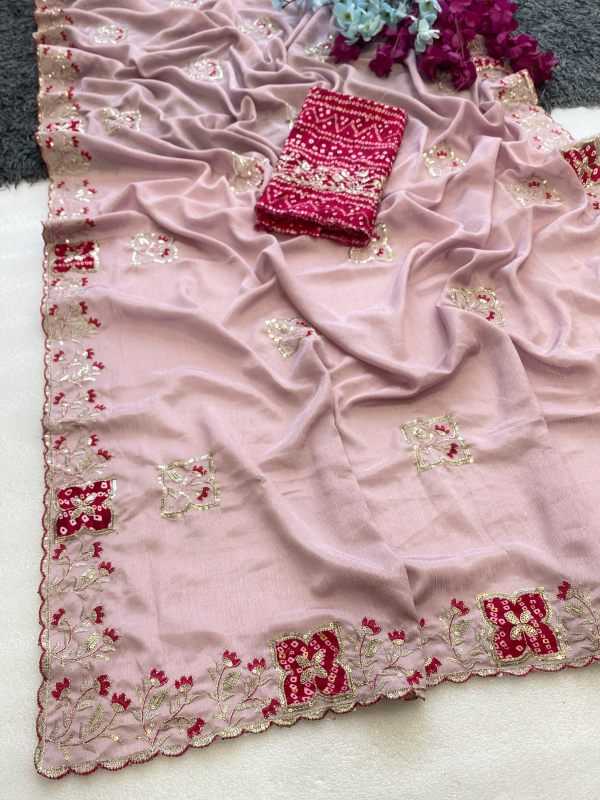 Chiffon Sequence Saree