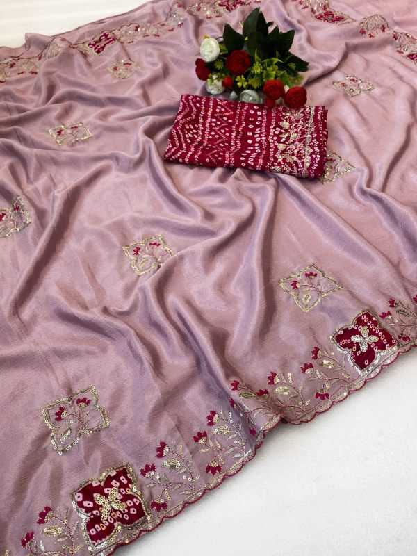 Chiffon Sequence Saree
