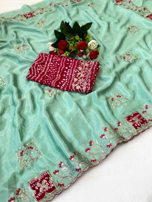 Chiffon Sequence Saree
