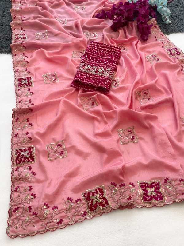Chiffon Sequence Saree