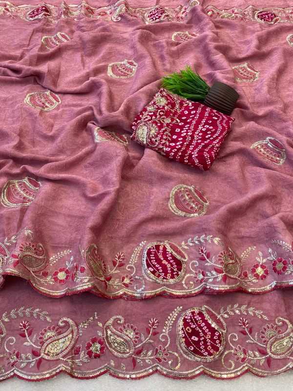 Rangoli Silk Sequence Saree