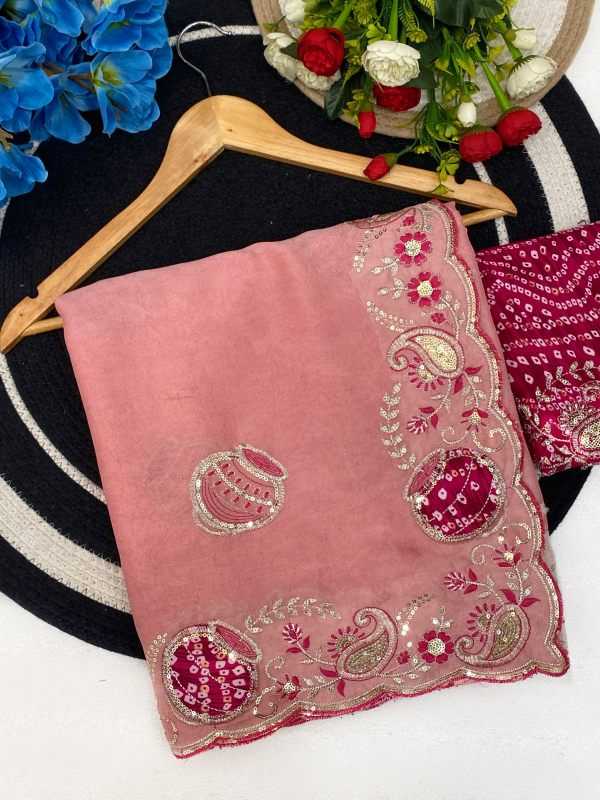 Rangoli Silk Sequence Saree