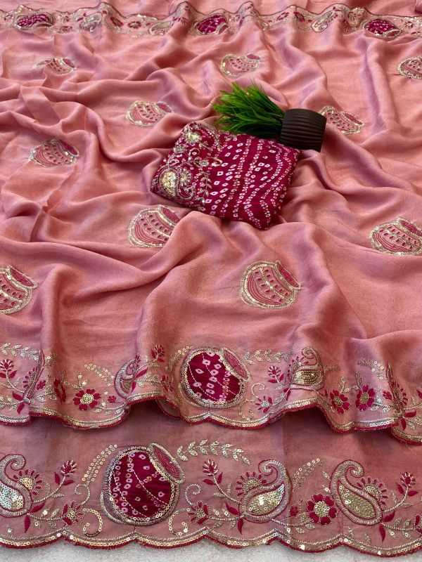 Rangoli Silk Sequence Saree