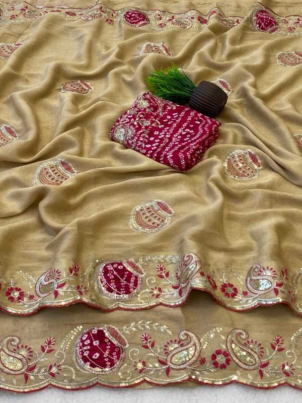 Rangoli Silk Sequence Saree