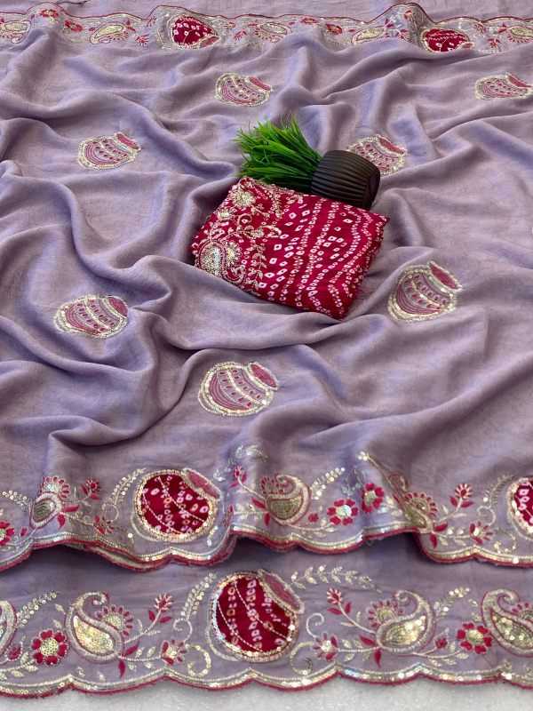 Rangoli Silk Sequence Saree