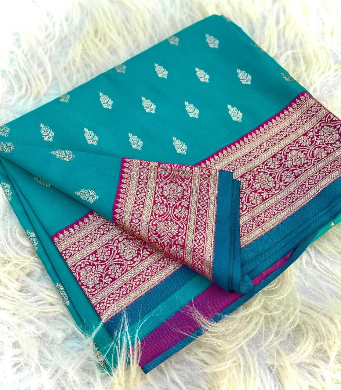 Satin Silk Designer Saree