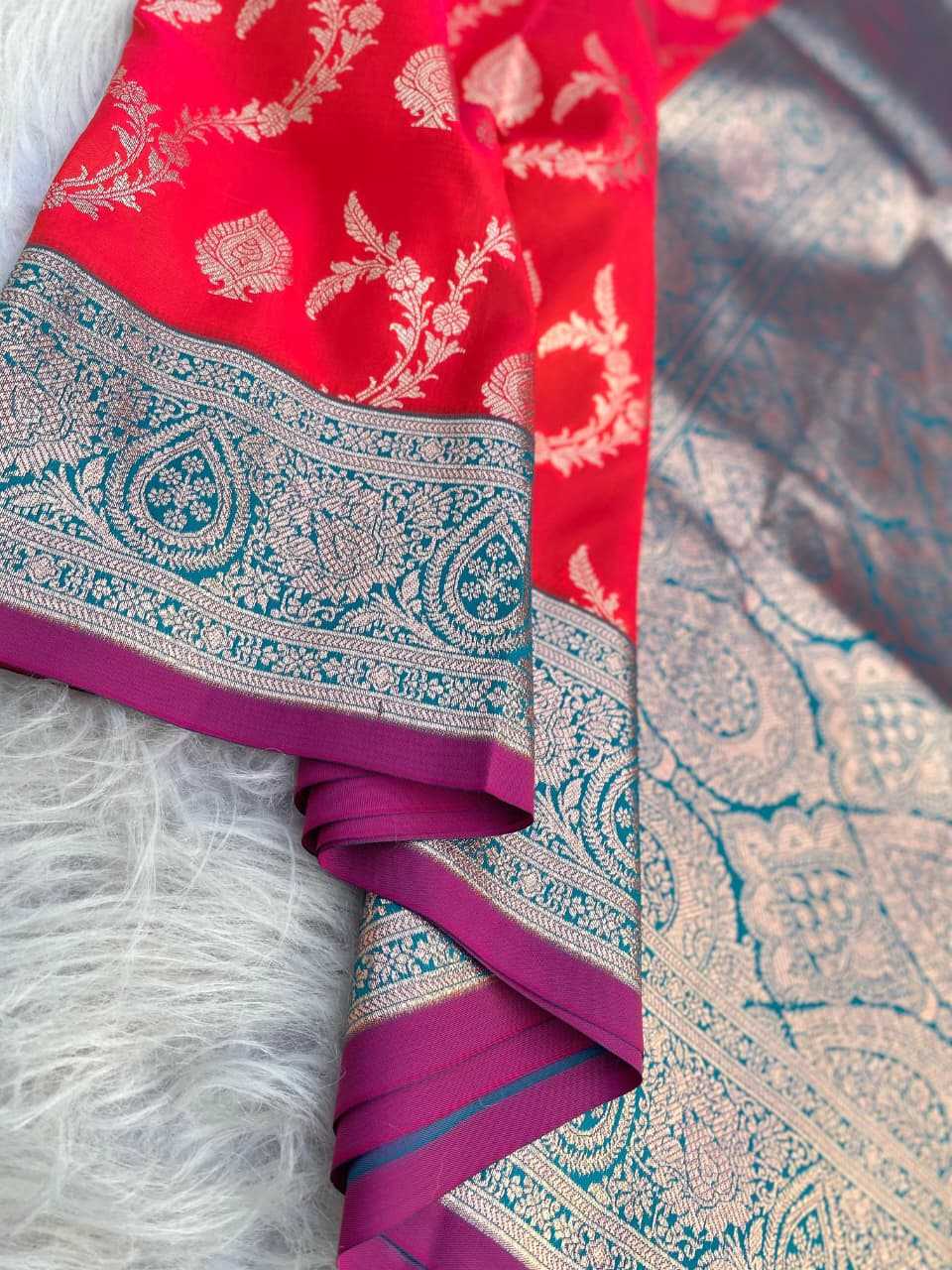 Satin Silk Designer Saree