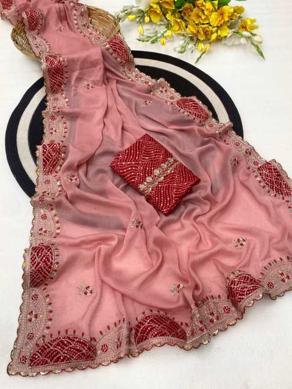 Crunchi Sequence Saree