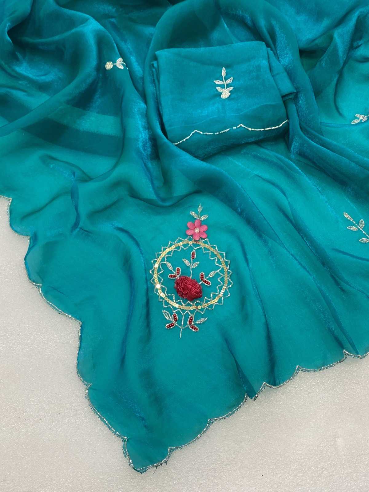 Satin Sequence Saree