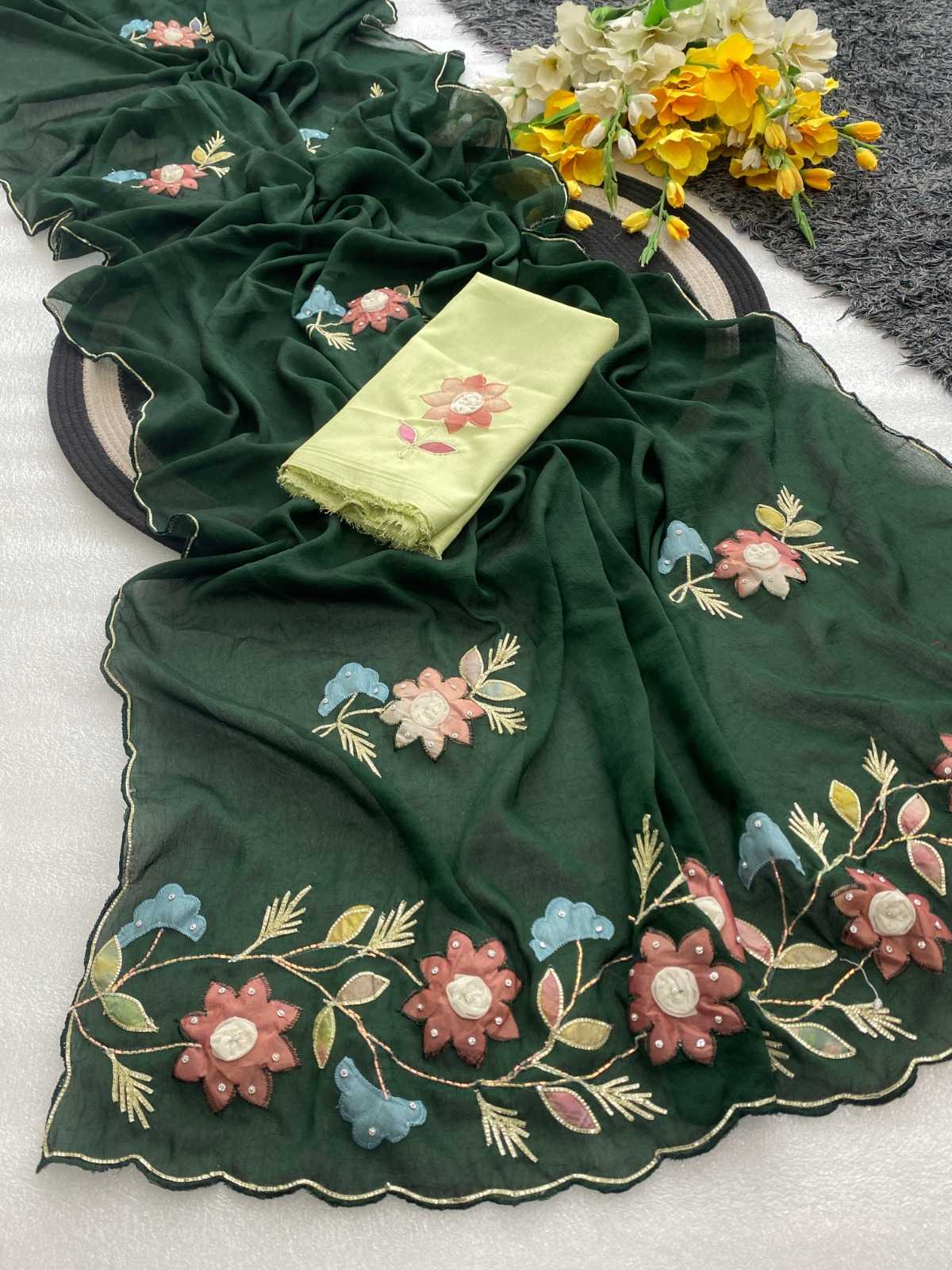 Crunchi Designer Saree