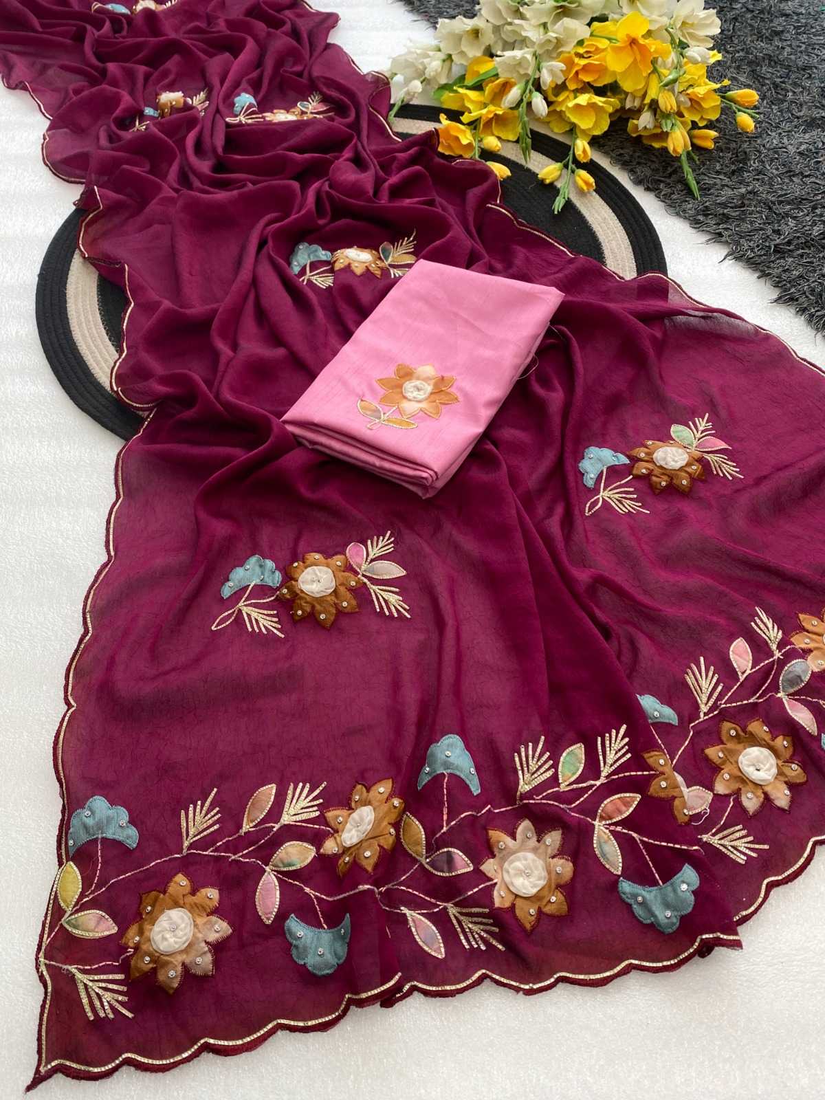 Crunchi Designer Saree