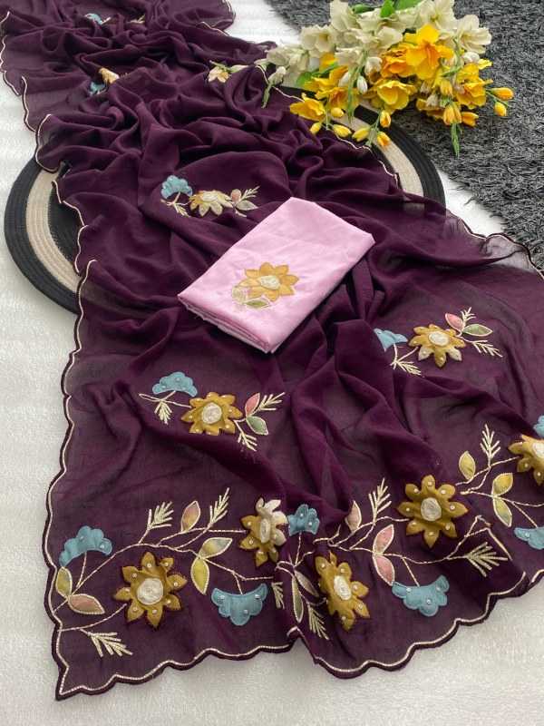 Crunchi Designer Saree