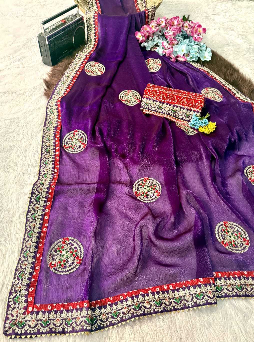 Chiffon Sequence Saree