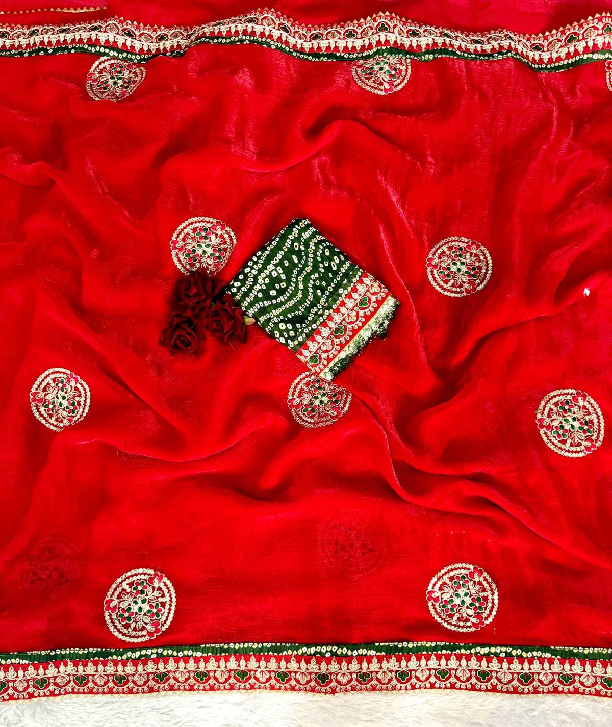 Chiffon Sequence Saree