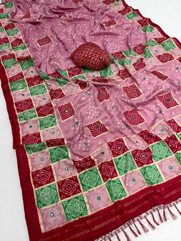Dull Moss Designer Saree
