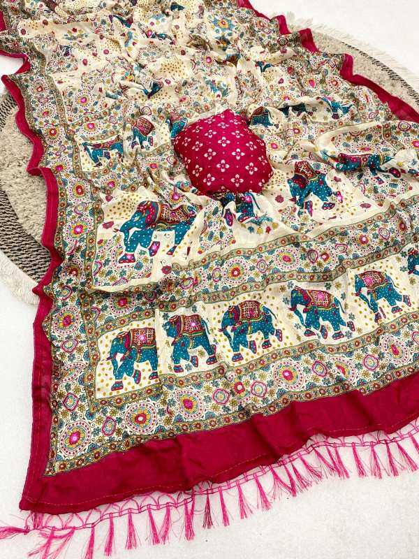Printed Saree
