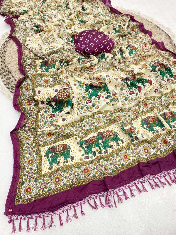 Printed Saree