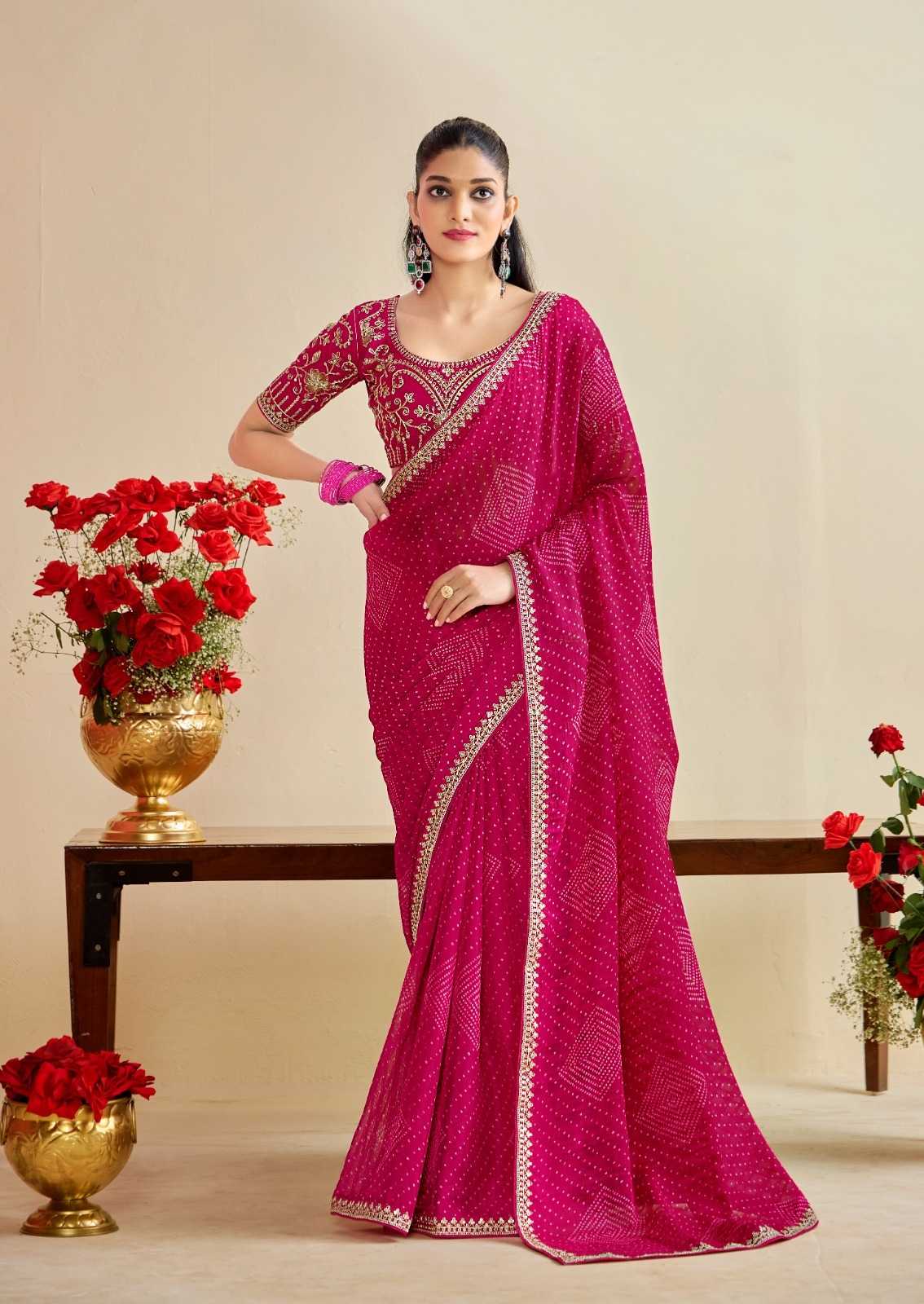 Printed Saree