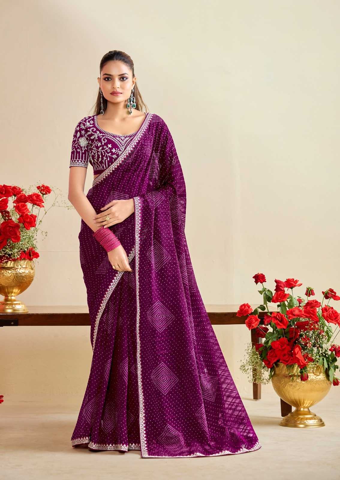 Printed Saree