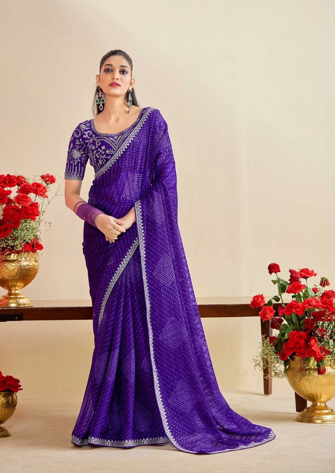 Printed Saree
