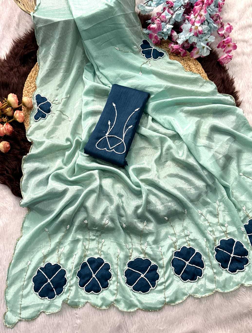 Chinon Designer Saree
