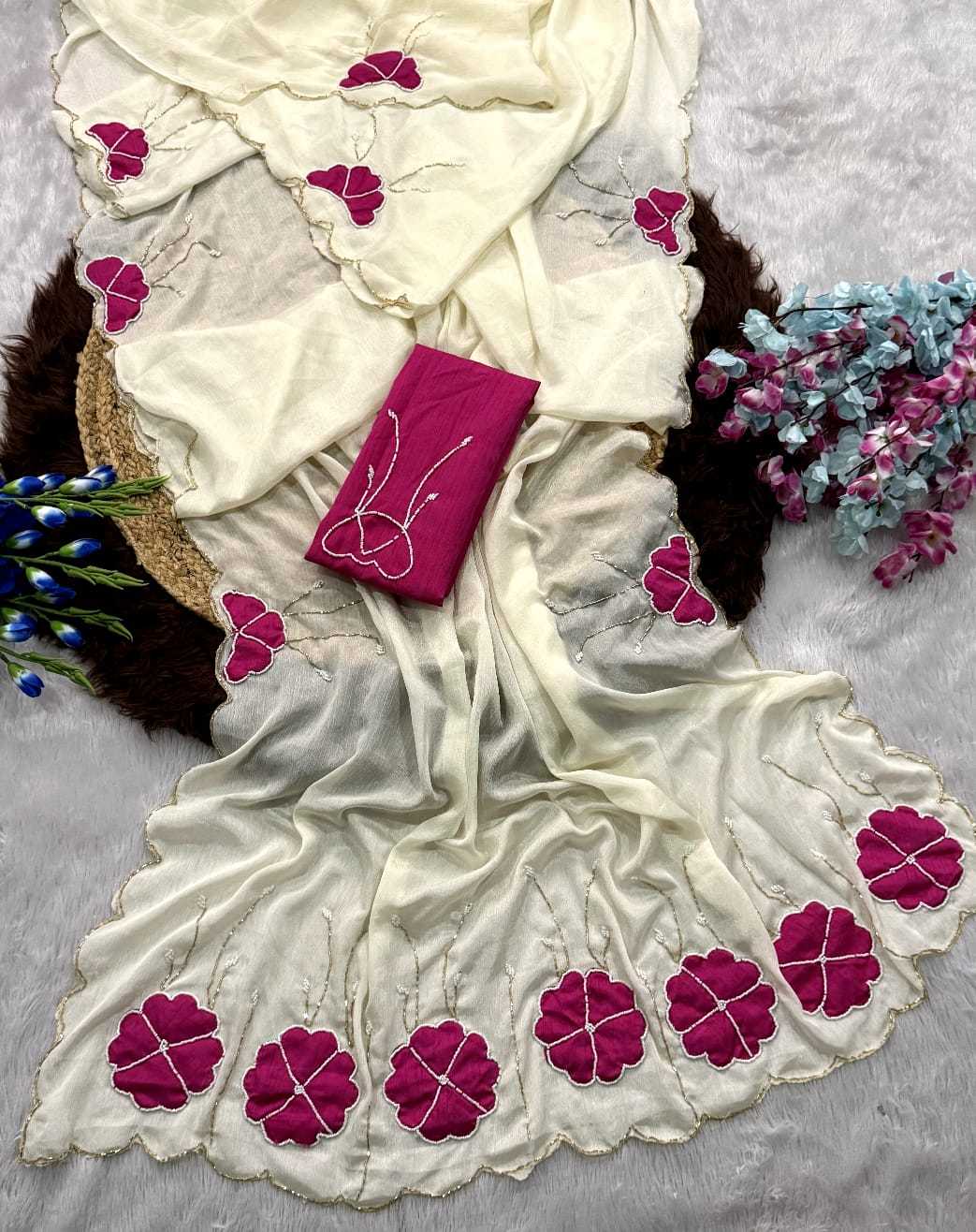 Chinon Designer Saree
