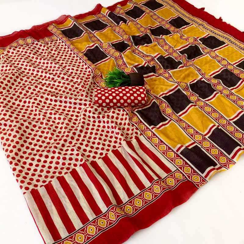 Cotton Printed Saree