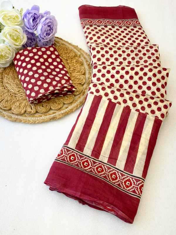 Cotton Printed Saree