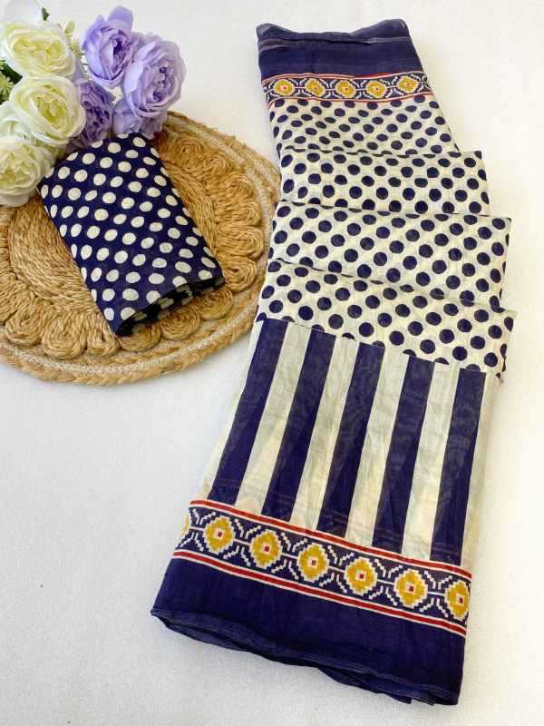 Cotton Printed Saree