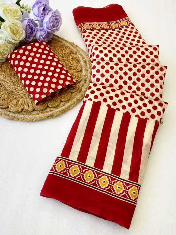 Cotton Printed Saree
