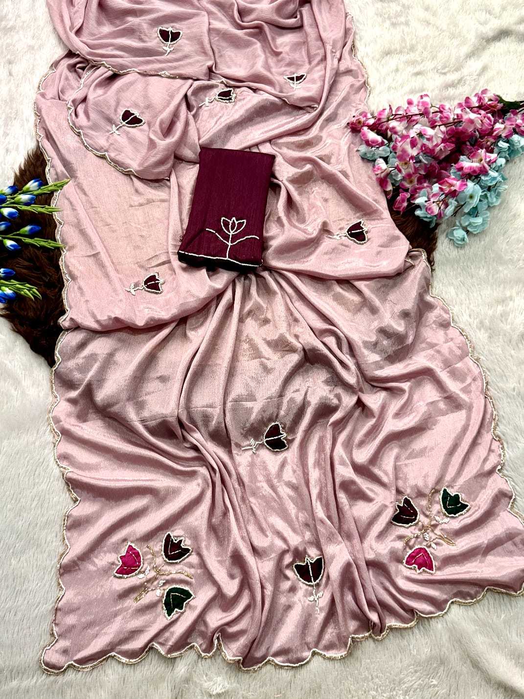 Chinon Hand Work Saree