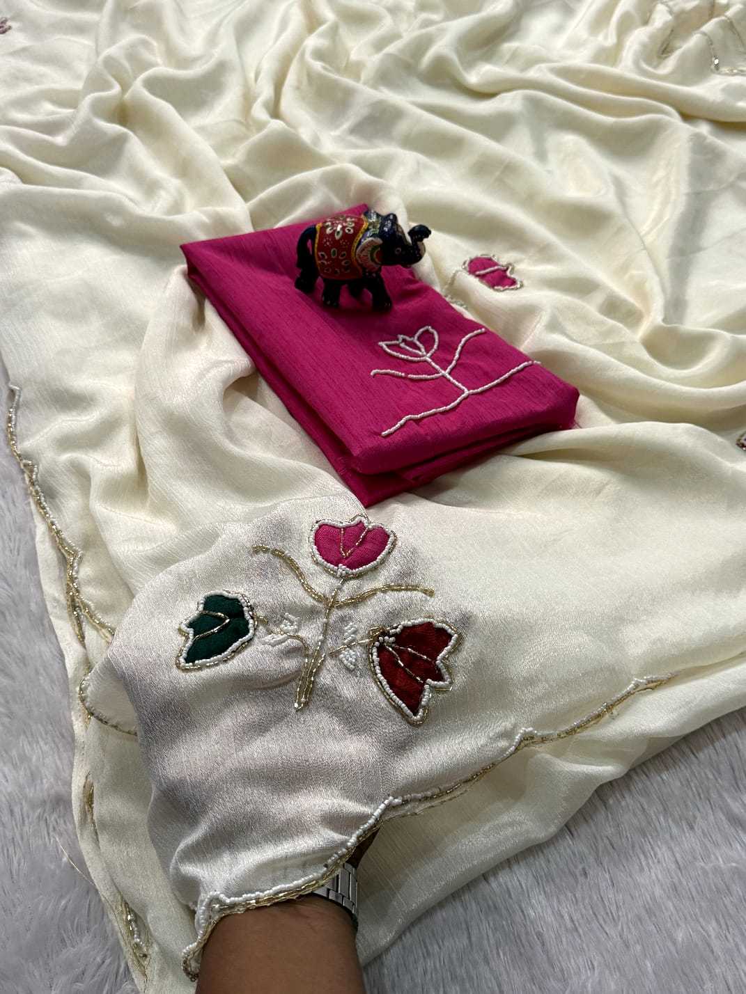 Chinon Hand Work Saree