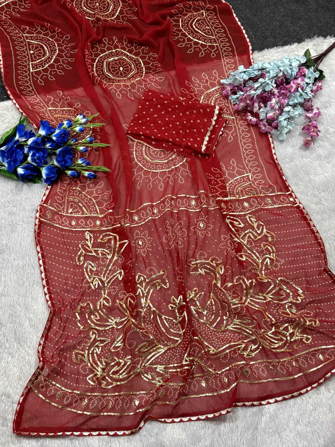Georgette Printed Saree
