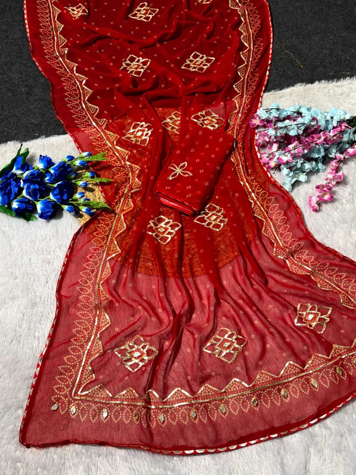 Georgette Printed Saree