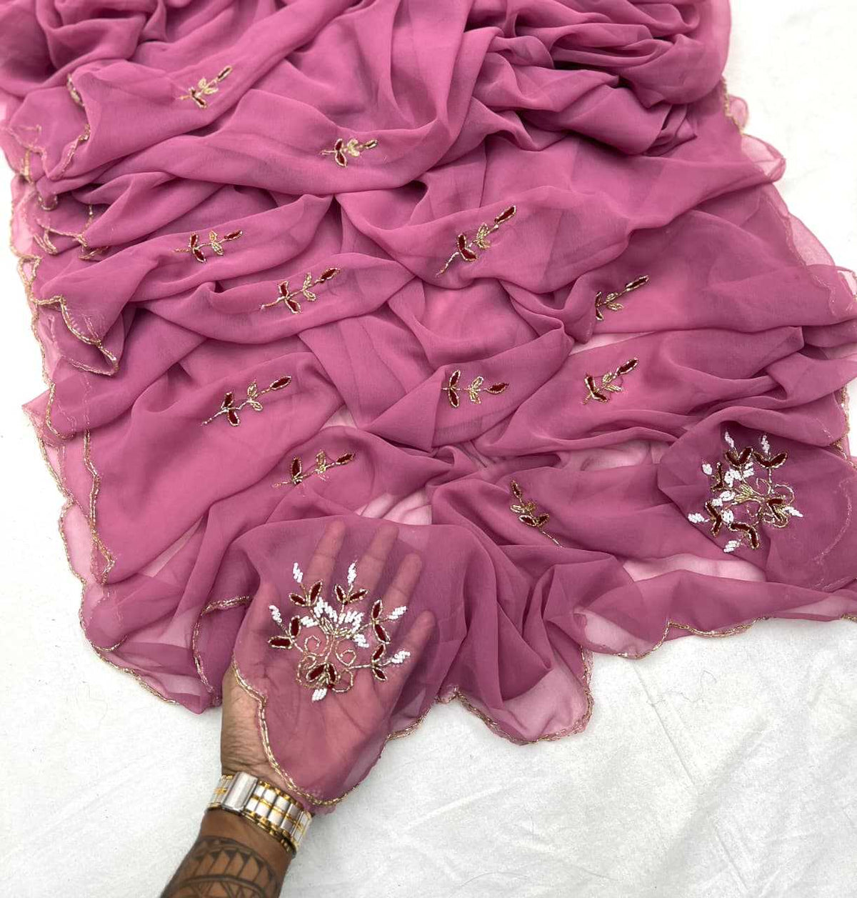 Chiffon Designer Saree