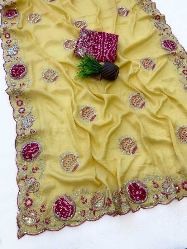 Crunchi Sequence Saree