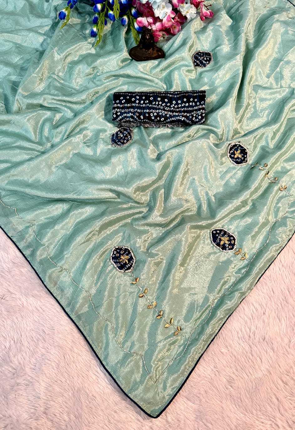 Chinon Silk Printed Saree