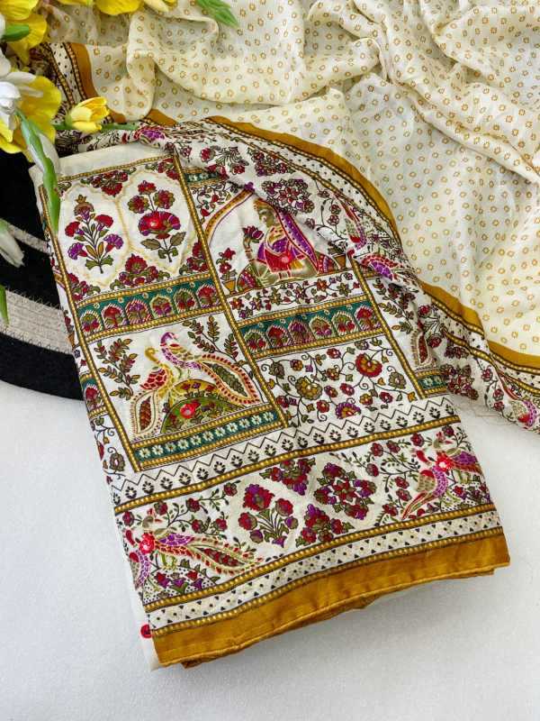 Chiffon Designer Saree
