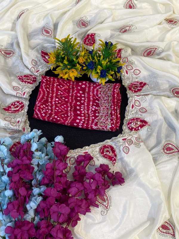 Chinon Sequence Saree